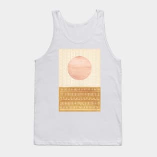 Abstract boho sunset Tank Top